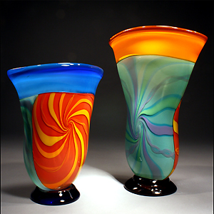 Glass_Thomas_Cameron_3_Sunlight and Shadow Vases